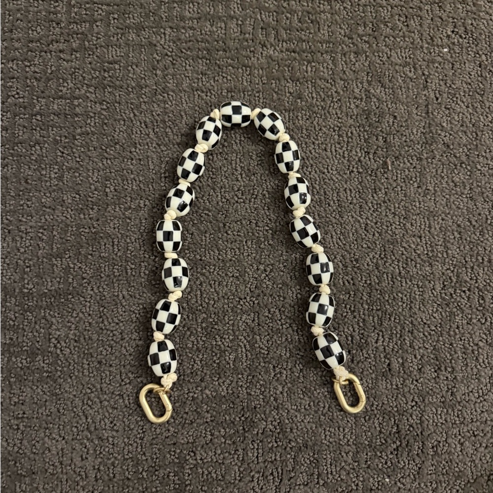 Clare V. Shortie strap checkered